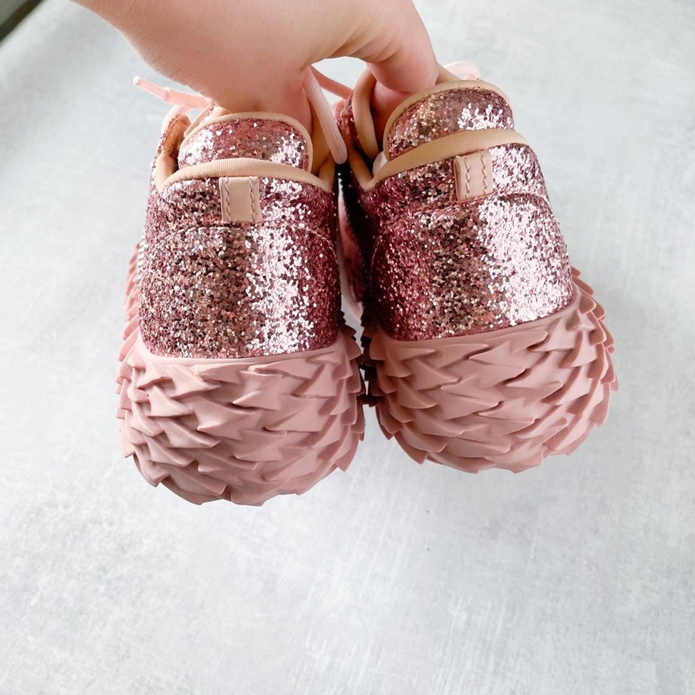 Guiseppe Zanotti Glitter Sneaker Babydoll Pink - Picture 6 of 8